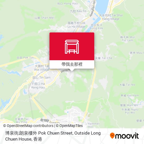 博泉街,朗泉樓外 Pok Chuen Street, Outside Long Chuen House地圖