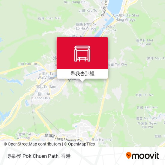 博泉徑 Pok Chuen Path地圖