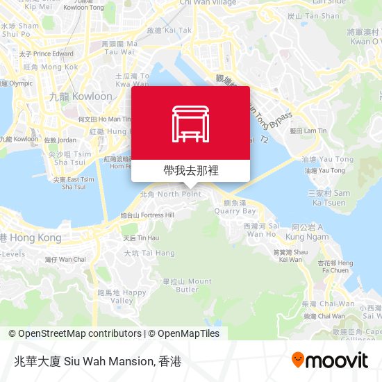 兆華大廈 Siu Wah Mansion地圖