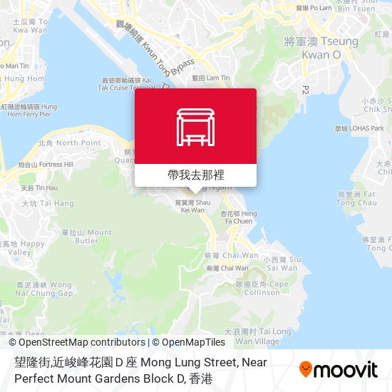 望隆街,近峻峰花園Ｄ座 Mong Lung Street, Near Perfect Mount Gardens Block D地圖