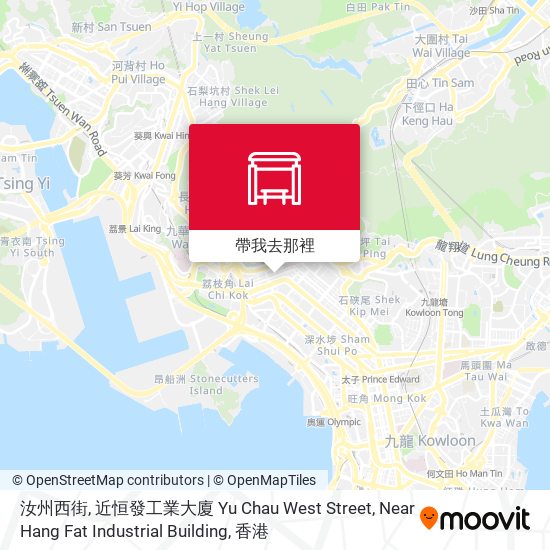 汝州西街, 近恒發工業大廈 Yu Chau West Street, Near Hang Fat Industrial Building地圖
