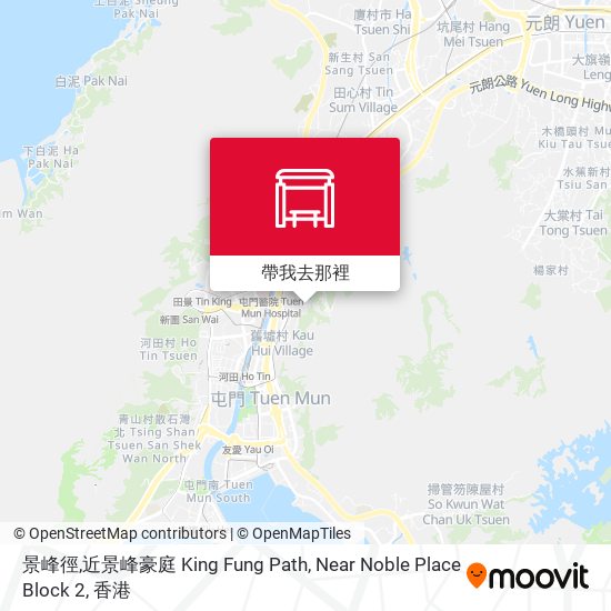 景峰徑,近景峰豪庭 King Fung Path, Near Noble Place Block 2地圖