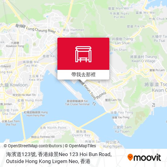 海濱道123號, 香港綠景Neo 123 Hoi Bun Road, Outside Hong Kong Lvgem Neo地圖
