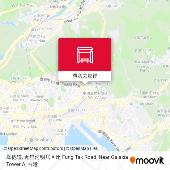 鳳德道, 近星河明居Ａ座 Fung Tak Road, Near Galaxia Tower A地圖