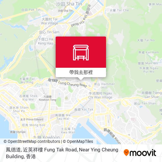 鳳德道, 近英祥樓 Fung Tak Road, Near Ying Cheung Building地圖