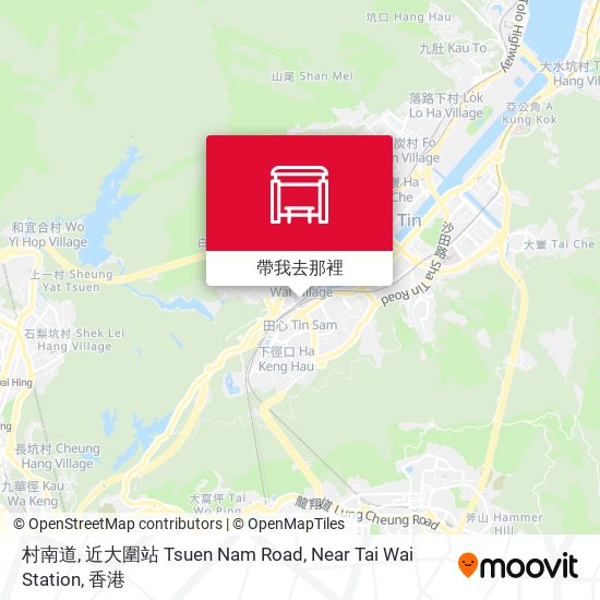 村南道, 近大圍站 Tsuen Nam Road, Near Tai Wai Station地圖