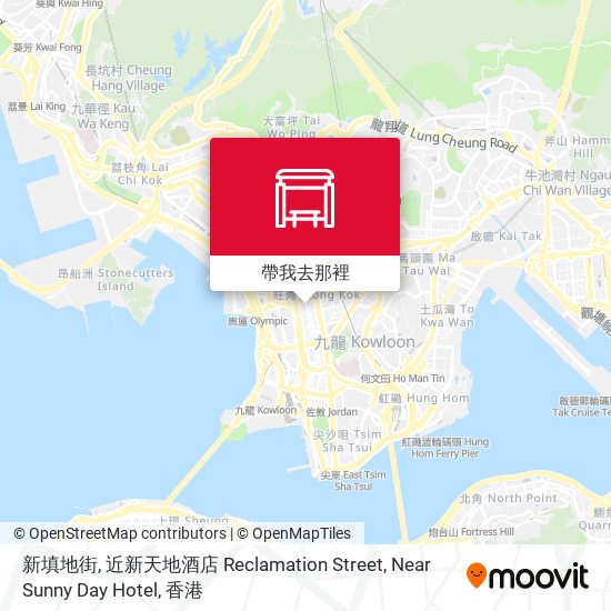 新填地街, 近 新天地酒店 Reclamation Street, Near Sunny Day Hotel地圖