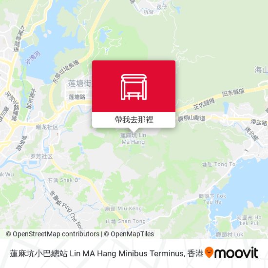 蓮麻坑小巴總站 Lin MA Hang Minibus Terminus地圖