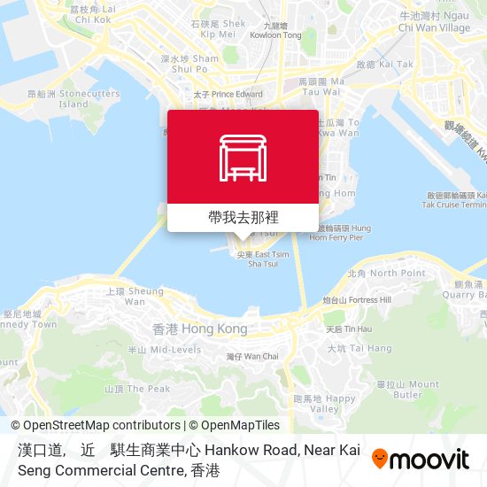 漢口道,　近　騏生商業中心 Hankow Road, Near Kai Seng Commercial Centre地圖