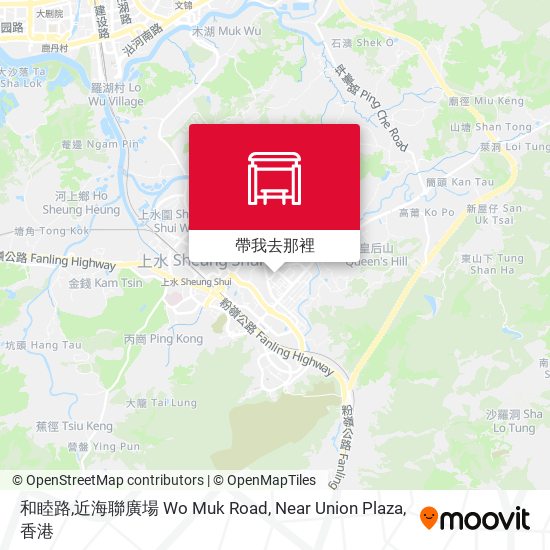 和睦路,近海聯廣場 Wo Muk Road, Near Union Plaza地圖