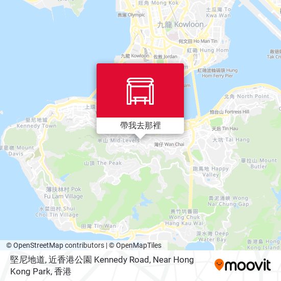 堅尼地道, 近香港公園 Kennedy Road, Near Hong Kong Park地圖