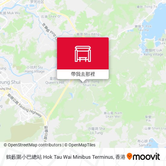 鶴藪圍小巴總站 Hok Tau Wai Minibus Terminus地圖