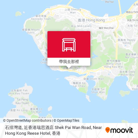 石排灣道, 近香港瑞思酒店 Shek Pai Wan Road, Near Hong Kong Reese Hotel地圖