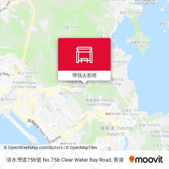 清水灣道75b號 No.75b Clear Water Bay Road地圖