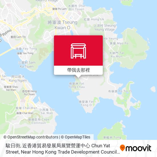 駿日街, 近香港貿易發展局展覽營運中心 Chun Yat Street, Near Hong Kong Trade Development Council Exhibition Services & Logistics Centre地圖