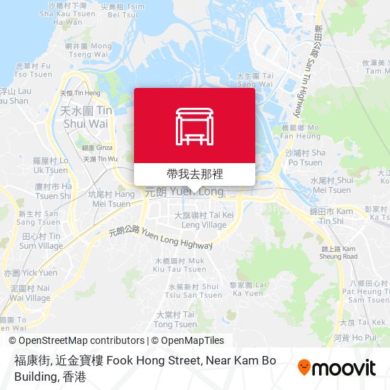 福康街, 近金寶樓 Fook Hong Street, Near Kam Bo Building地圖
