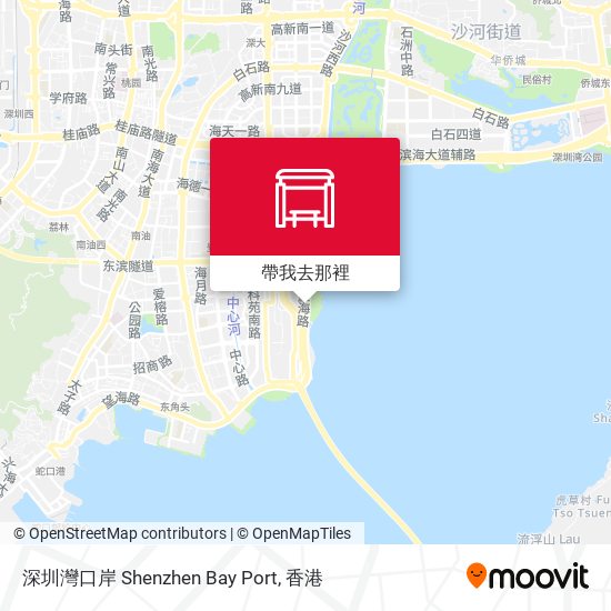 深圳灣口岸 Shenzhen Bay Port地圖