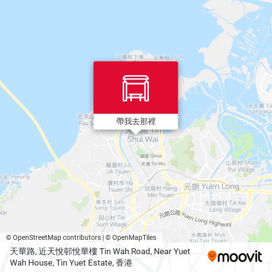 天華路, 近天悅邨悅華樓 Tin Wah Road, Near Yuet Wah House, Tin Yuet Estate地圖