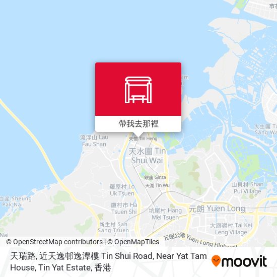 天瑞路, 近天逸邨逸潭樓 Tin Shui Road, Near Yat Tam House, Tin Yat Estate地圖