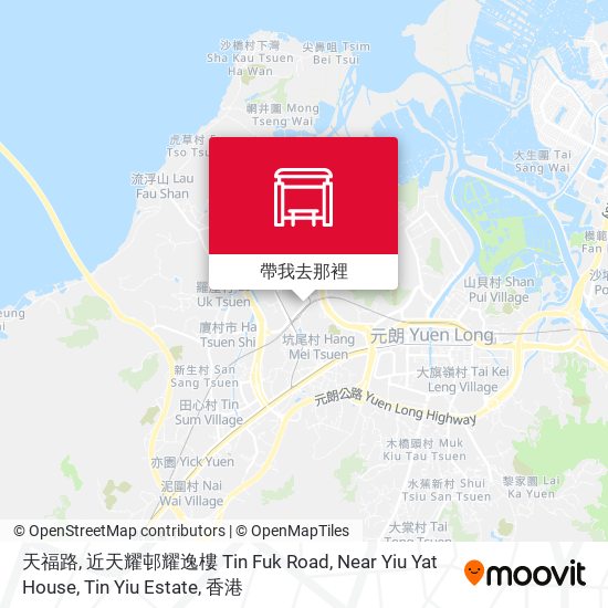 天福路, 近天耀邨耀逸樓 Tin Fuk Road, Near Yiu Yat House, Tin Yiu Estate地圖