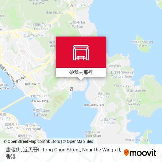 唐俊街, 近天晉Ii Tong Chun Street, Near the Wings II地圖