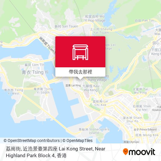 荔崗街, 近浩景臺第四座 Lai Kong Street, Near Highland Park Block 4地圖