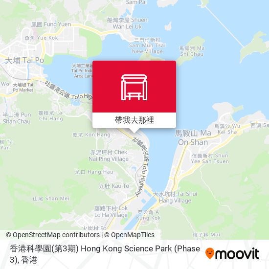 香港科學園(第3期) Hong Kong Science Park (Phase 3)地圖