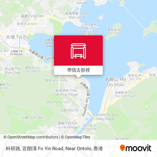 科研路, 近朗濤 Fo Yin Road, Near Ontolo地圖