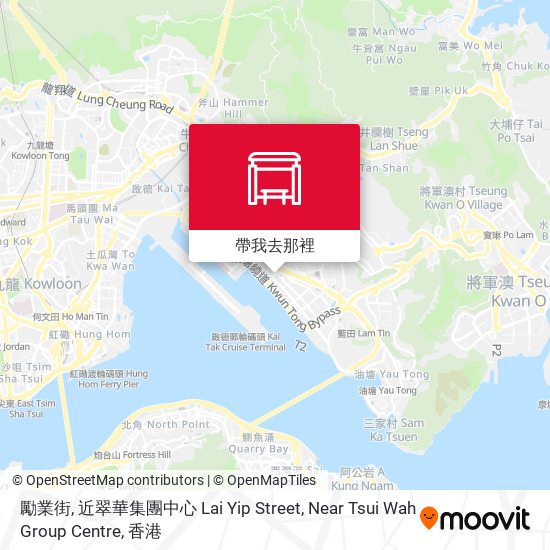 勵業街, 近翠華集團中心 Lai Yip Street, Near Tsui Wah Group Centre地圖
