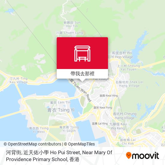 河背街, 近天佑小學 Ho Pui Street, Near Mary Of Providence Primary School地圖