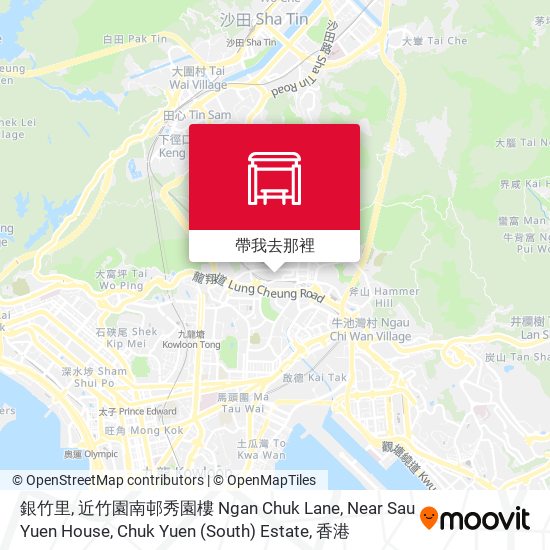 銀竹里, 近竹園南邨秀園樓 Ngan Chuk Lane, Near Sau Yuen House, Chuk Yuen (South) Estate地圖