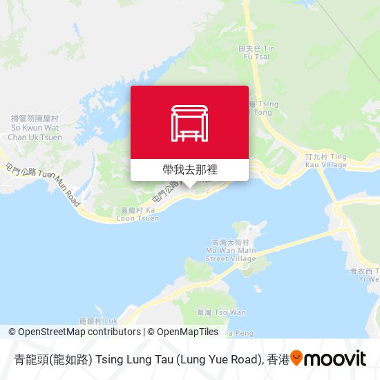 青龍頭(龍如路) Tsing Lung Tau (Lung Yue Road)地圖