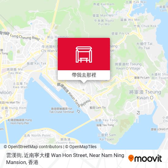 雲漢街, 近南寧大樓 Wan Hon Street, Near Nam Ning Mansion地圖