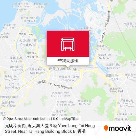 元朗泰衡街, 近大興大廈Ｂ座 Yuen Long Tai Hang Street, Near Tai Hang Building Block B地圖