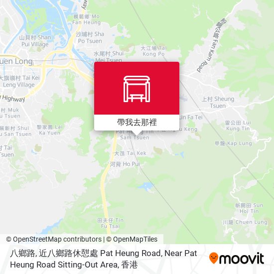 八鄉路, 近八鄉路休憇處 Pat Heung Road, Near Pat Heung Road Sitting-Out Area地圖