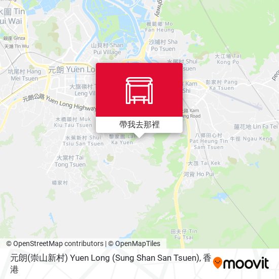 元朗(崇山新村) Yuen Long (Sung Shan San Tsuen)地圖