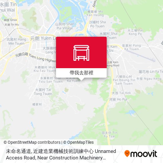 未命名通道, 近建造業機械技術訓練中心 Unnamed Access Road, Near Construction Machinery Technical Training Center地圖