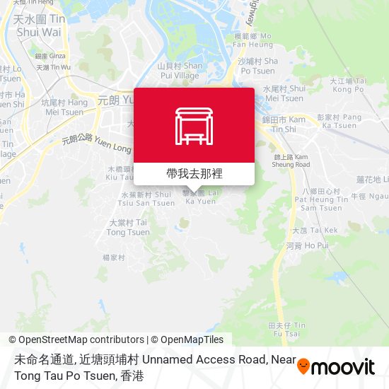 未命名通道, 近塘頭埔村 Unnamed Access Road, Near Tong Tau Po Tsuen地圖
