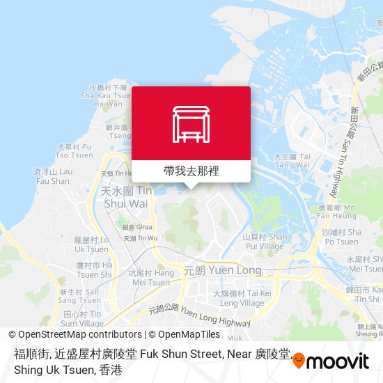福順街, 近盛屋村廣陵堂 Fuk Shun Street, Near 廣陵堂, Shing Uk Tsuen地圖