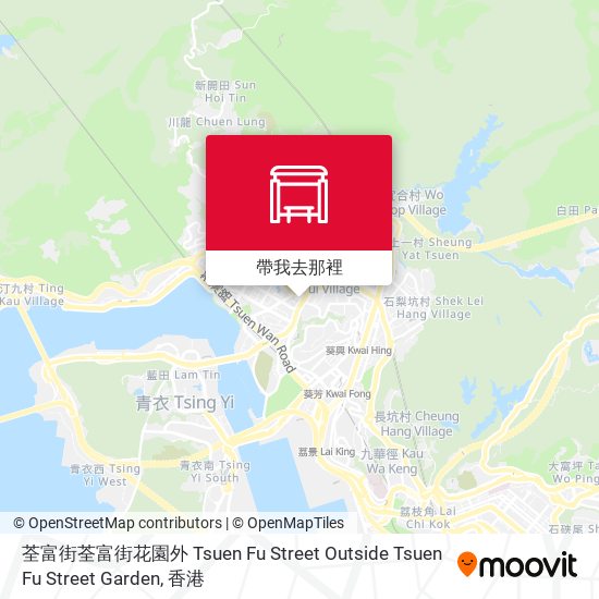荃富街荃富街花園外 Tsuen Fu Street Outside Tsuen Fu Street Garden地圖
