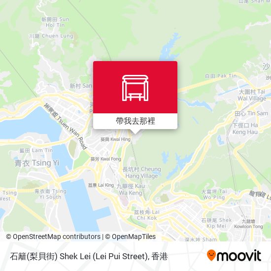 石籬(梨貝街) Shek Lei (Lei Pui Street)地圖
