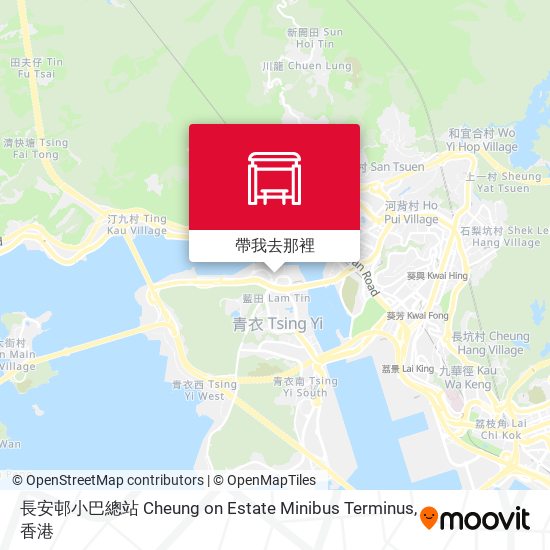 長安邨小巴總站 Cheung on Estate Minibus Terminus地圖