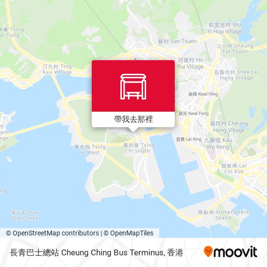 長青巴士總站 Cheung Ching Bus Terminus地圖