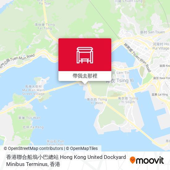 香港聯合船塢小巴總站 Hong Kong United Dockyard Minibus Terminus地圖