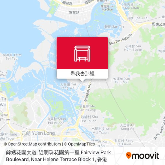 錦綉花園大道, 近明珠花園第一座 Fairview Park Boulevard, Near Helene Terrace Block 1地圖