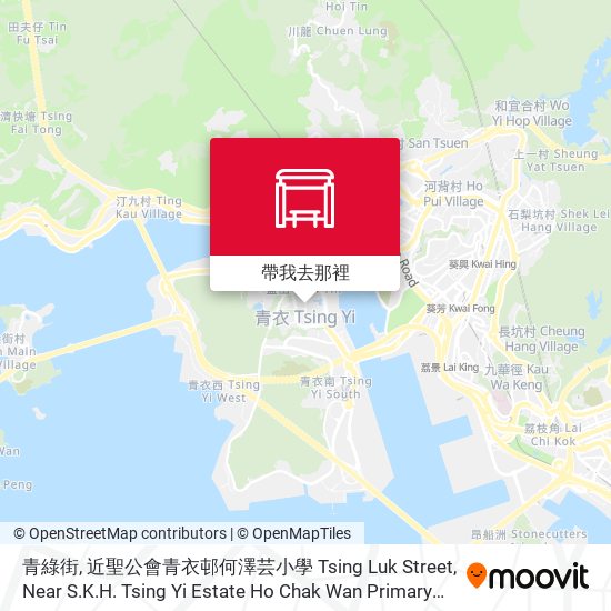 青綠街, 近聖公會青衣邨何澤芸小學 Tsing Luk Street, Near S.K.H. Tsing Yi Estate Ho Chak Wan Primary School地圖