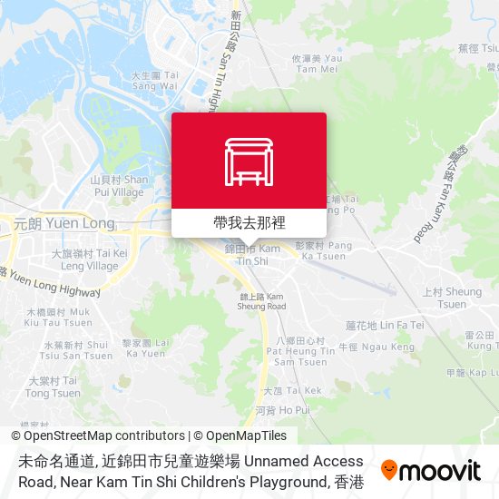 未命名通道, 近錦田市兒童遊樂場 Unnamed Access Road, Near Kam Tin Shi Children's Playground地圖