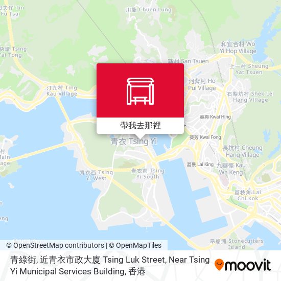 青綠街, 近青衣市政大廈 Tsing Luk Street, Near Tsing Yi Municipal Services Building地圖