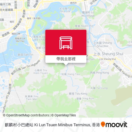 麒麟村小巴總站 Ki Lun Tsuen Minibus Terminus地圖
