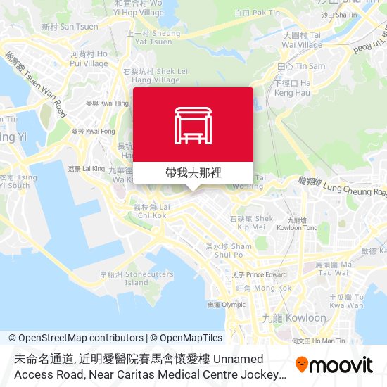 未命名通道, 近明愛醫院賽馬會懷愛樓 Unnamed Access Road, Near Caritas Medical Centre Jockey Club Wai Oi Block地圖